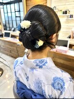 ラック 辻堂(LUCK) 【清水】浴衣ヘアアレンジ/カチモリ/ヘアセット