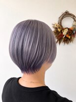 ジェムヘアスタジオ 湘南平塚南口店(Gem Hair Studio)&nbsp;ラベンダーグレージュショート【Gem 神原】