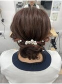 お宮参りヘアセット