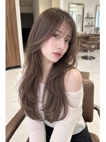 アッシュ 桜新町店(Ash)&nbsp;桜新町/レイヤーカット/ボブ/韓国ダブルカラー/白髪ぼかし