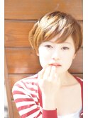 ナチュラルショートボブ