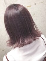 リノ 吉祥寺(Lino kichijoji)&nbsp;切りっぱなしボブ×ピンクパープル　Lino by U-REALM 相川