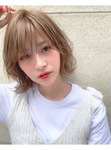 【佐藤健太郎】ハイトーングレージュカジュアルボブ