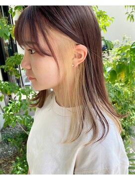 レンク(LENC) インナーカラー　ベージュ