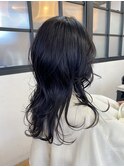 黒髪×ロングウルフ☆