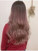 20代30代40代ベージュ暖色系カラー大人ロング透明感小顔