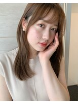 センス(SENSE)&nbsp;【自由が丘SENSE】ナチュラル艶ストレート×ベージュカラー