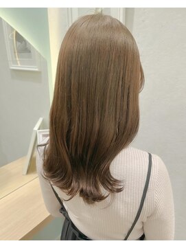 ロンドプランタン 恵比寿(Lond Printemps) ブリーチハイトーン透明感ミルクティーベージュ【中居】