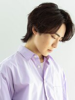 【Gallica】モテ髪ウルフマッシュ/韓国風黒髮センターパート