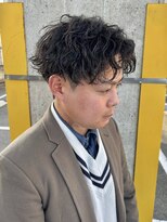 ニアウ 太田店(Niau)&nbsp;メンズパーマツイストスパイラルパーマ波巻きスパイラルパーマ