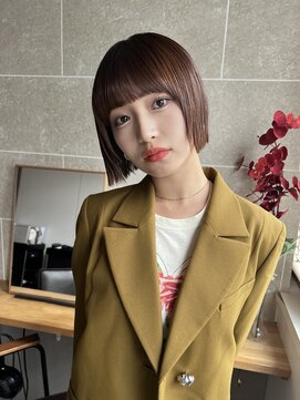 サンド 鹿児島中央(sand) @sei___sandインナーカラー/ボブヘア/鹿児島中央駅