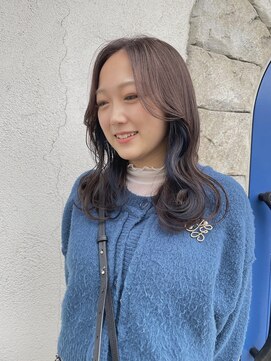 シェミール(CHEMIR) イヤリングカラー×ブルー【四日市】