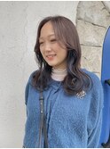 イヤリングカラー×ブルー【四日市】