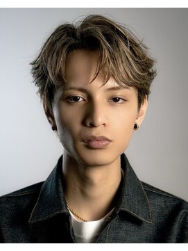 オーシャントーキョーオーバー 渋谷(OCEAN TOKYO OVER) 韓国マッシュセンターパートダウンパーマニュアンスパーマウルフ