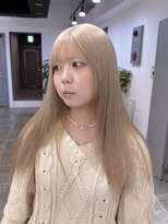 ペレ 栄店(PELE)&nbsp;切りっぱなしボブ/エアリーロング/美髪/ピンクブラウン/栄