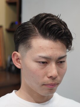 アパッシュ 東光店(Apache) サイドパートパーマ×テーパーフェード