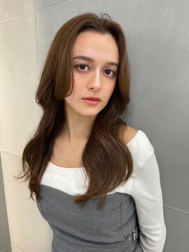 アールプラスヘアサロン(ar+ hair salon) 韓国風カット&くびれ巻きヘア