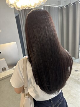 エトラ 渋谷店(etora) 艶髪　ダークブラウン　ボルドー　秋カラー