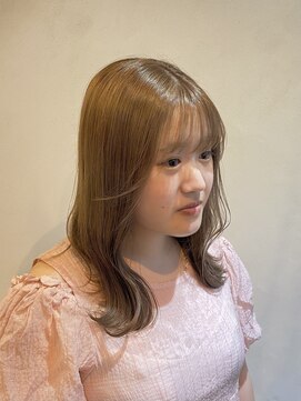 ミルクティーベージュ/ダブルケアカラー/横浜/横浜駅