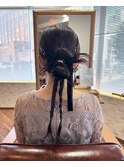 お呼ばれヘアセット