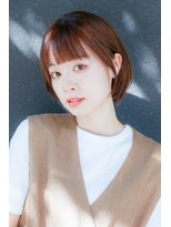 ファイン 美容室 深川店(FINE)&nbsp;20代30代艶感ストレート♪髪質改善カラーミルクティーベージュ