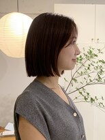 ライン(LINE)&nbsp;ぷつっとカット/ミニボブ