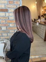 ココロヘアー マド(Cocolo hair MADO) ピンクベージュハイライト