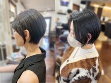 癖が強い顔周りの髪の毛をしっかり伸ばし、ナチュラルで扱いすい前髪に♪毎日が楽になる前髪矯正が大人気！