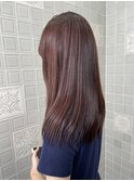 オレンジベージュストレート