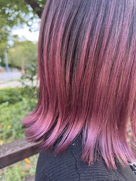 サル(saru) #ピンクカラー × #バイオレットカラー