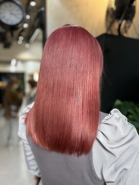 ヴァイス 渋谷店(VAICE) ローズピンク/ケアブリーチ/ミディアムヘア