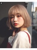 ショートボブ/ストレートボブ/前下がりボブ髪質改善20代30代40代