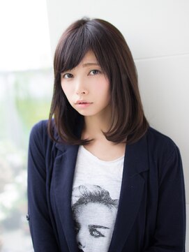 アトラスサロン 札幌大通り(Atras.salon) 札幌/髪質改善/斜めバング☆くすみベージュ!大人ガーリー