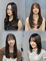 ルナス 福岡天神(LUNAS)&nbsp;【LUNAS髪質改善】ワンカール＊ミディアムレイヤー＊天神