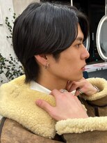 ロンドオム 池袋(Lond Homme) men's/メンズ/フェザーパーマ/黒染め/韓国