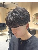 シースルーマッシュ×フェザーショート