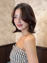 ロンド 銀座(Lond)&nbsp;☆春日☆ニュアンスウルフワンホンレイヤーダークブルーボブ112