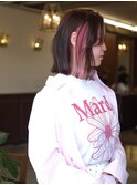 レイヤーボブ/インナーカラー