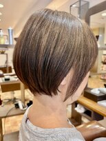 アイニ 河内小阪店(aini) 白髪染め/白髪ぼかしハイライト/ショート/ショートボブ30,40,50