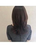 アンドワン 自由が丘(＆ONE)&nbsp;【&ONE 自由が丘】ラベンダーグレージュ×ミディアムウルフ