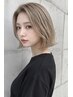 【ダブルカラー】ブリーチ+ケアカラー+プレミアム髪質改善TR（超音波）￥18500
