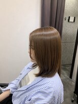 お～るうぇいず(always)&nbsp;髪質改善カラーオリーブベージュ韓国風レイヤーケアブリーチ
