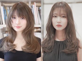 ビュートリアム 福岡(BEAUTRIUM)の写真/"カミカリスマ"カット部門受賞の実力派★流行の顔周りレイヤーカットで印象UP!愛されHairを実現
