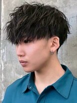 キング 京橋店(K!ng)&nbsp;レイヤーカットブリーチなしダブルカラーハッシュカット韓国