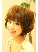 1カールで扱いやすいショートに