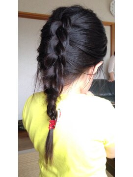 ファム ヘアーデザイン(fam hair design) 【fam】子供アレンジ