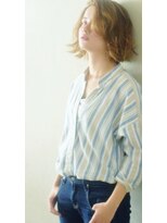 リマ(RIMA)&nbsp;【RIMA】HARUKI 外国人風☆ハイトーンのかきあげミディアムBob