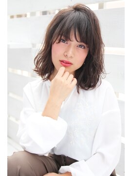 ヘアーアンドメイク シーク 吉祥寺(HAIR&MAKE SeeK) 簡単スタイリング×お洒落ロブ【グレージュ×ロブ】