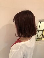 パティオンツー(PATIONN2)&nbsp;動きが可愛いピンクバイオレットのレイヤーボブ♪表参道原宿青山