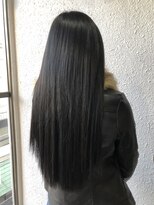 ディー エメ(D-aimer-)&nbsp;ブラックカラーへのエクステ☆　【カラーエクステ】